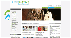 Desktop Screenshot of klatovy.cz