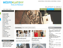 Tablet Screenshot of klatovy.cz